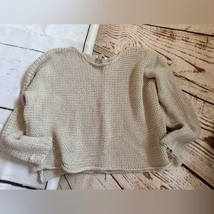 PG Poets Cream Knit Sweater